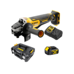 DCG406M1T DeWALT 18V kampinis šlifuoklis (1x4.0 Ah)
