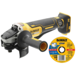 DCG406N DeWALT 18V kampinis šlifuoklis + DOVANA!