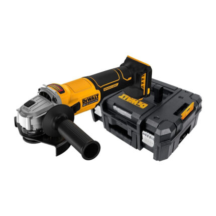 DCG407NT DeWALT 18V kampinis šlifuoklis 125 mm