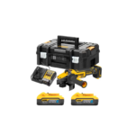 DCG409H2T DeWALT 18V FLEXVOLT Advantage kampinis šlifuoklis (2x5.0 Ah)