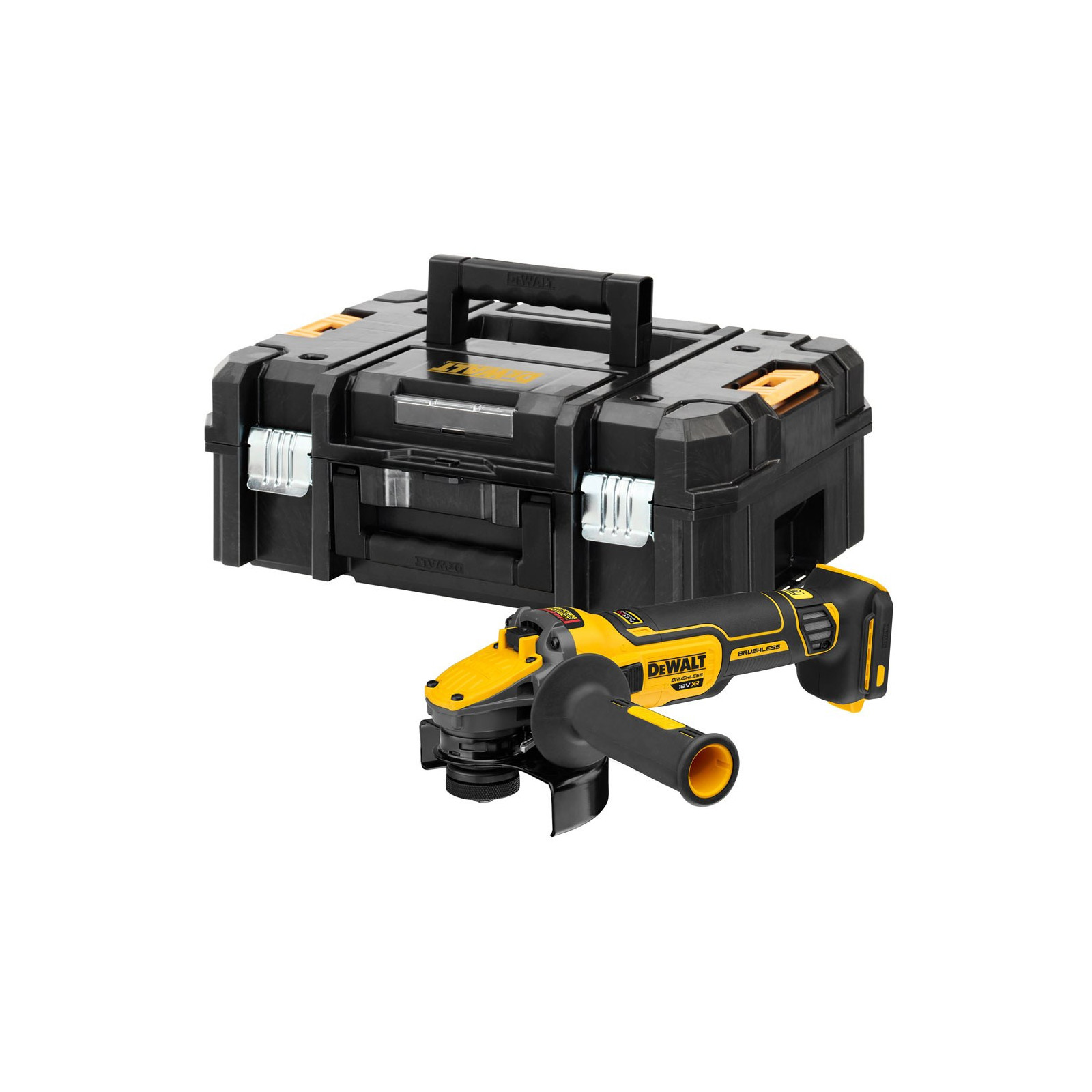 dcg409nt-dewalt-18v-flexvolt-advantage-kampinis-slifuoklis DCG409NT DeWALT 18V FLEXVOLT Advantage kampinis šlifuoklis - Image 1