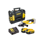 DCG412P2 DeWALT 18V kampinis šlifuoklis (2x5.0 Ah)