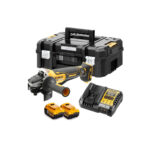 DCG413P2 DeWALT 18V kampinis šlifuoklis 115 mm (2x5.0 Ah)