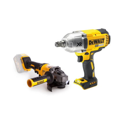 DCG414N DeWALT FLEXVOLT 54V kampinis šlifuoklis + DCF899N 18V smūginis veržliasukis
