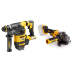 DCG414N DeWALT FLEXVOLT 54V kampinis šlifuoklis + DCH333N FLEXVOLT 54V SDS-Plus perforatorius 30 mm