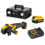 DCG416P1 DeWALT 18V FLEXVOLT Advantage kampinis šlifuoklis (1x5.0 Ah)