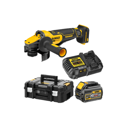DCG416T1 DeWALT 18V FLEXVOLT Advantage kampinis šlifuoklis (1x6.0 Ah)