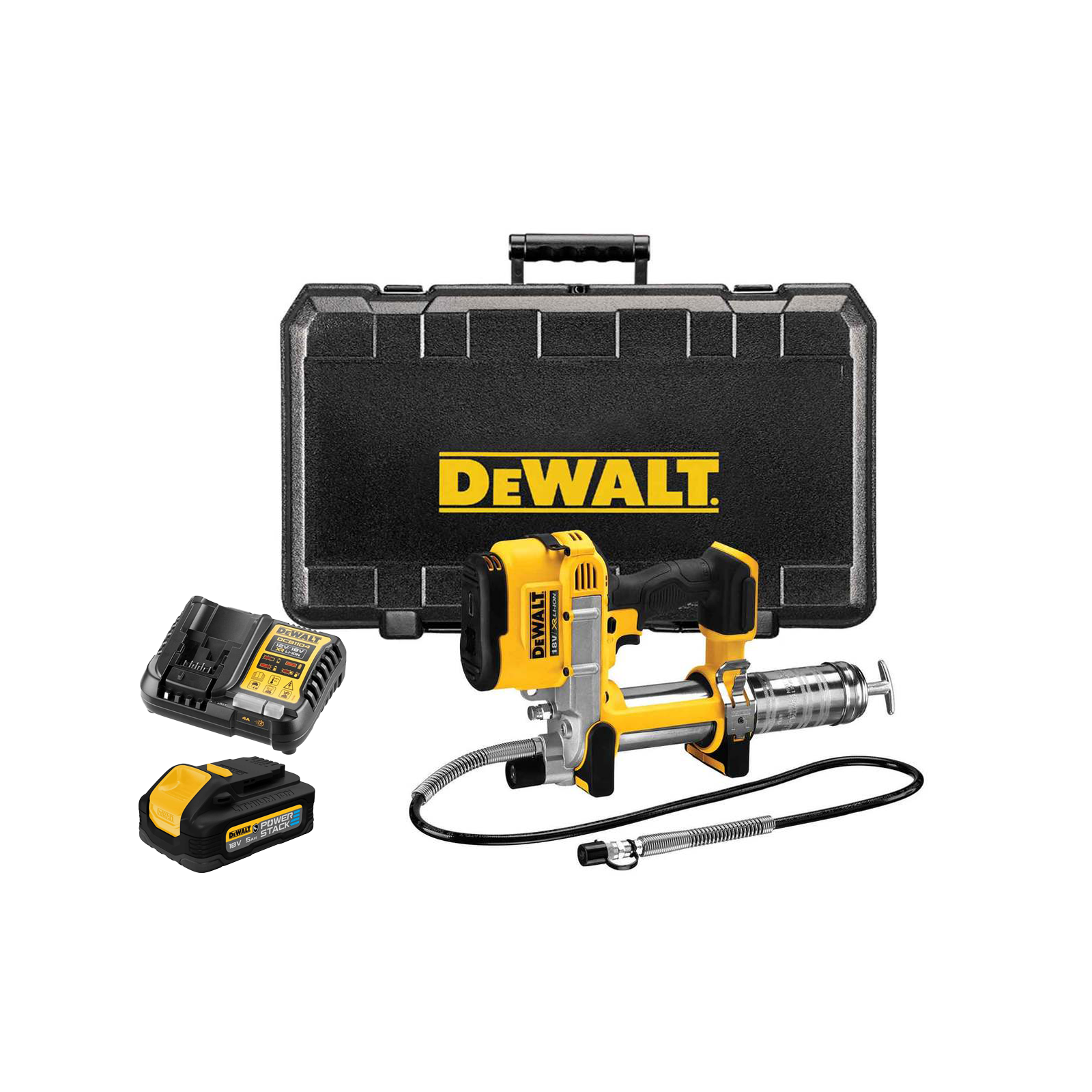dcgg571h1g-dewalt-18v-tepalo-pistoletas-1x50-ah DCGG571H1G DeWALT 18V tepalo pistoletas (1x5.0 Ah) - Image 1