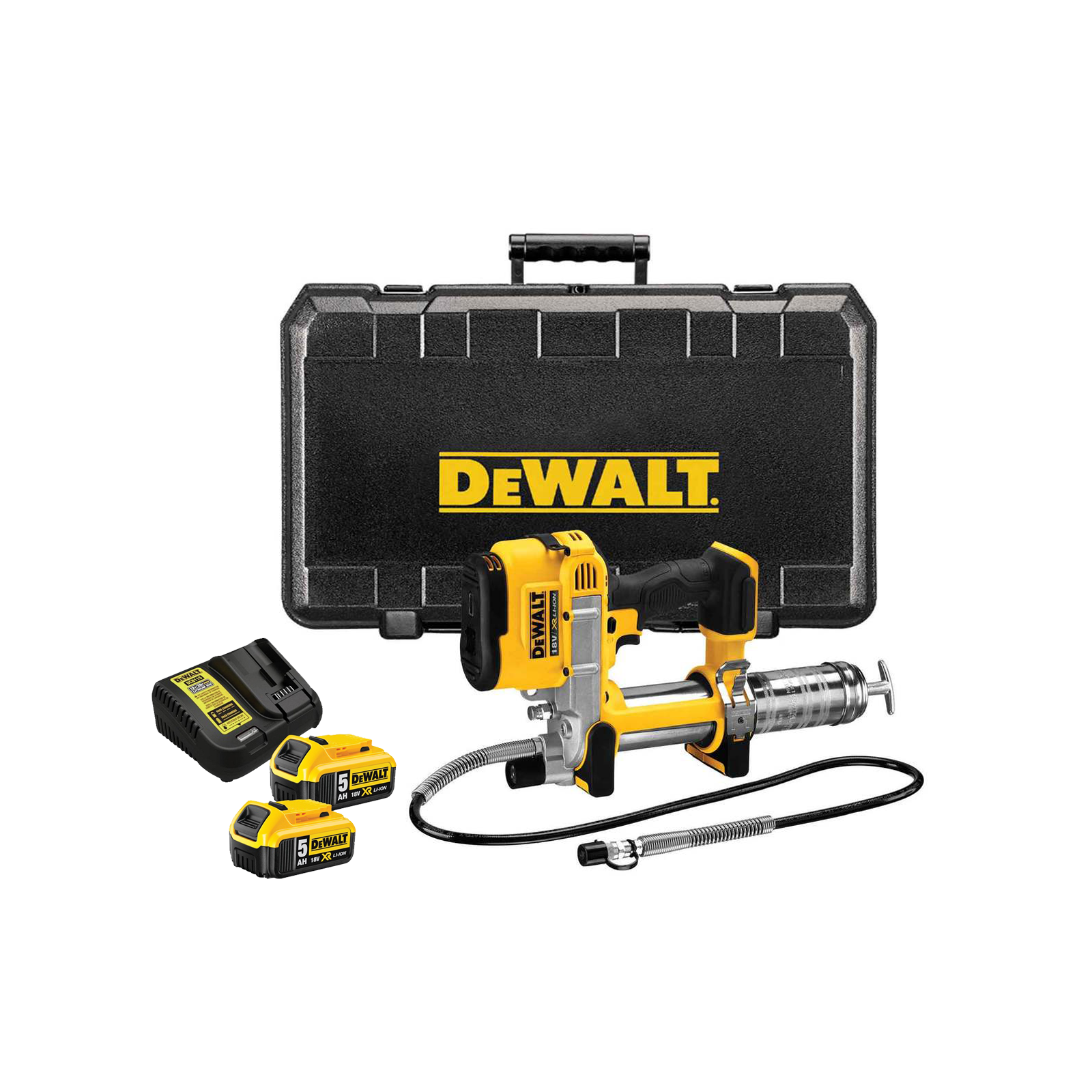 dcgg571p2-dewalt-18v-tepalo-pistoletas-2x50-ah DCGG571P2 DeWALT 18V tepalo pistoletas (2x5.0 Ah) - Image 1