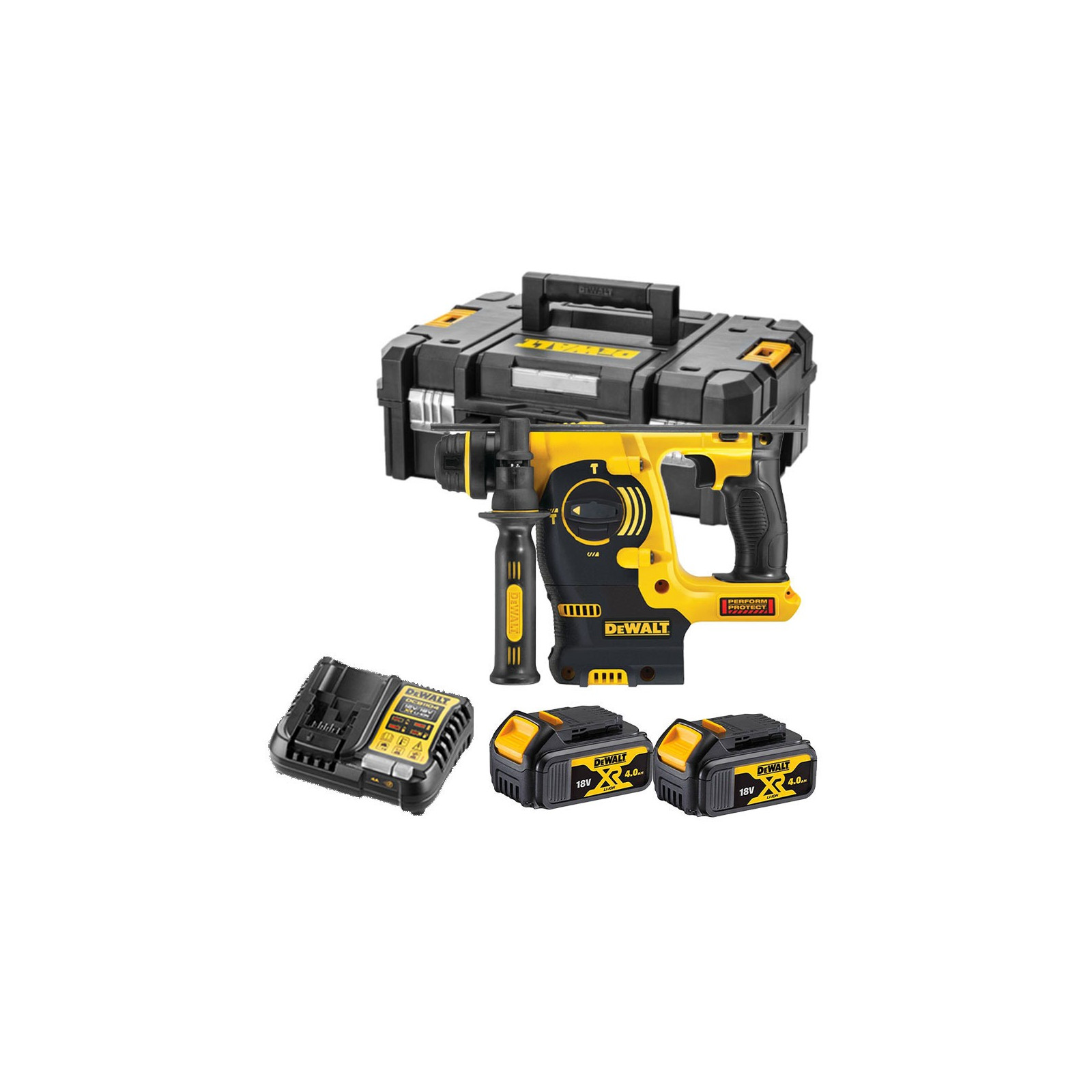 dch253m2-dewalt-18v-sds-plus-perforatorius-2x40-ah DCH253M2 DeWALT 18V SDS-Plus perforatorius (2x4.0 Ah) - Image 1