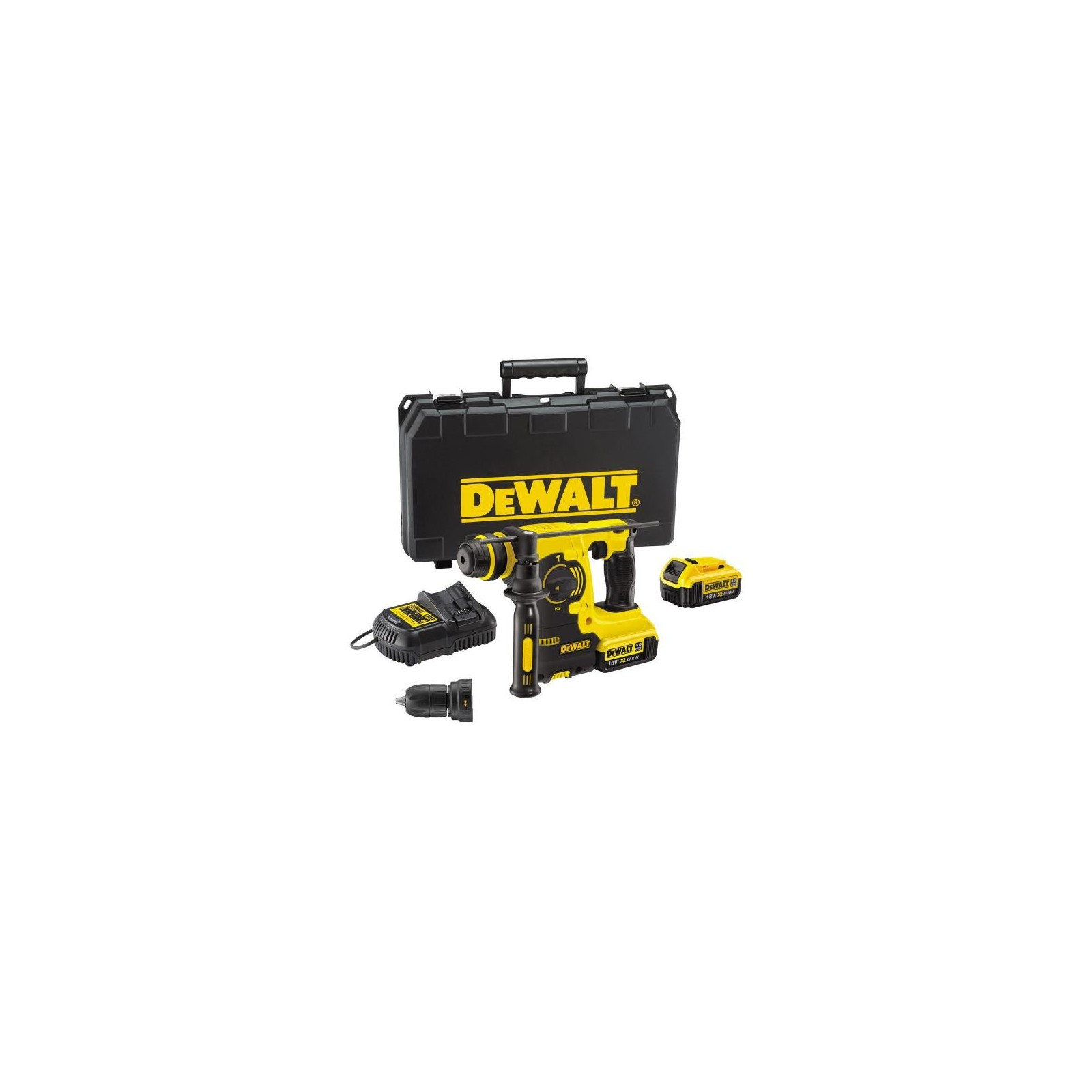 dch254p2-dewalt-18v-perforatorius-2x50-ah DCH254P2 DeWALT 18V perforatorius (2x5.0 Ah) - Image 1