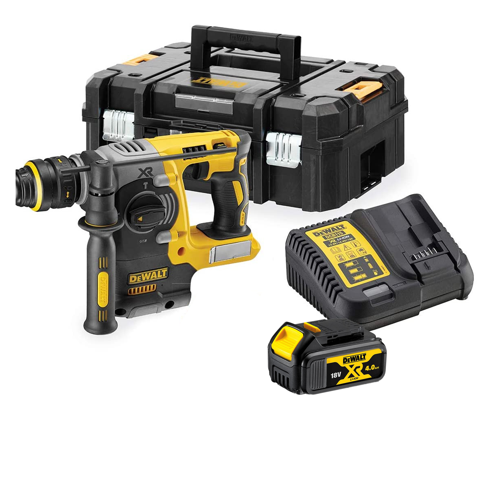 dch273m1t-dewalt-18v-sds-plus-perforatorius-1x40-ah DCH273M1T DeWALT 18V SDS-Plus perforatorius (1x4.0 Ah) - Image 1
