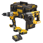 DCH273P2 DeWALT 18V perforatorius + DCD996N suktuvas-gręžtuvas + TOUGHSYSTEM 2.0 dėžė
