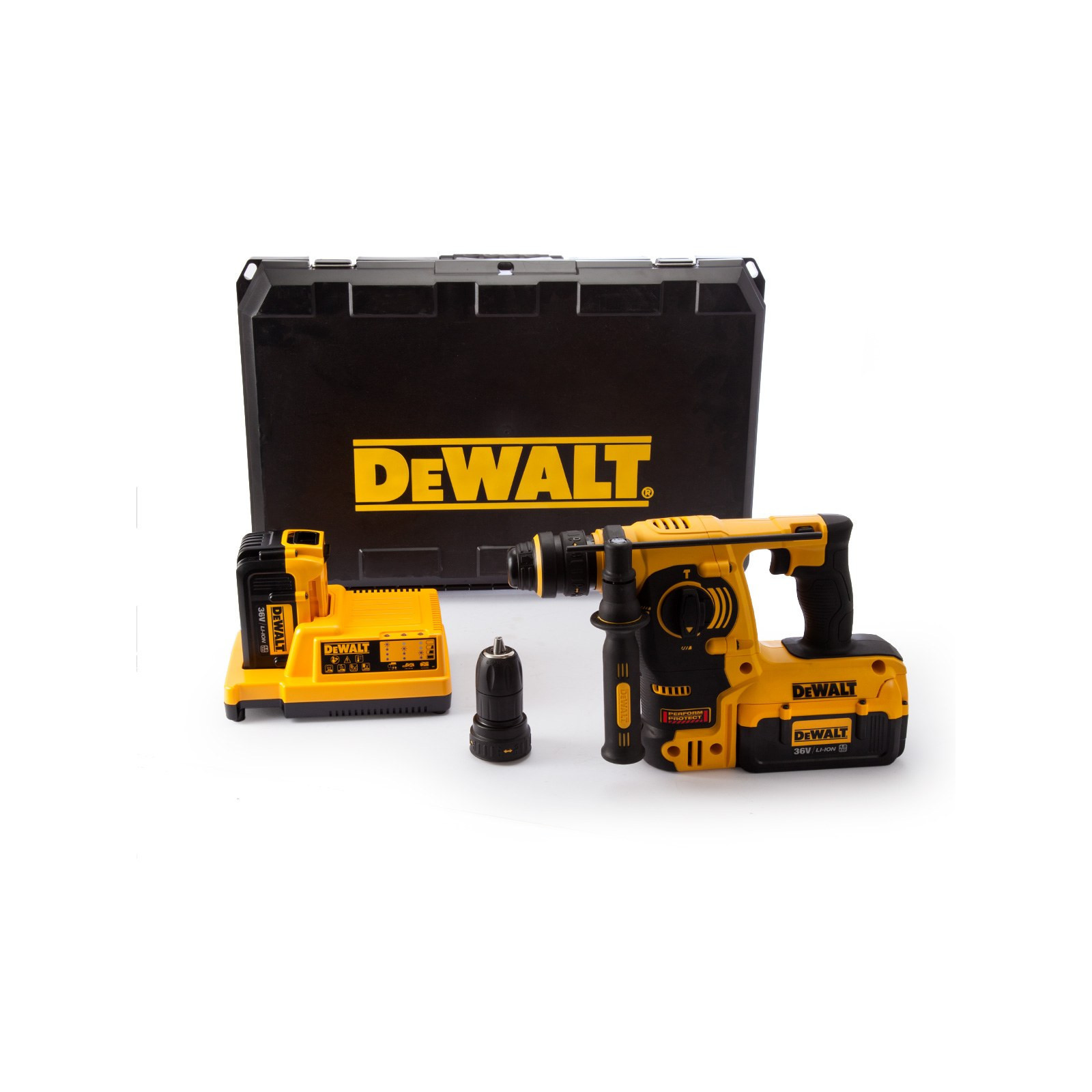 dch364m2-dewalt-36v-perforatorius-2x40-ah DCH364M2 DeWALT 36V perforatorius (2x4.0 Ah) - Image 1