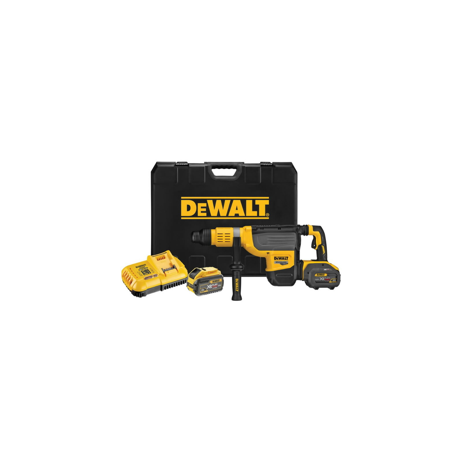 dch773y2-dewalt-flexvolt-54v-sds-max-perforatorius-2x120-ah DCH773Y2 DeWALT FLEXVOLT 54V SDS-Max perforatorius (2x12.0 Ah) - Image 1