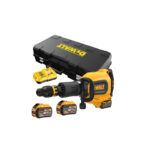 DCH911X3 DeWALT FLEXVOLT 54V atskėlimo plaktukas (3x9.0 Ah)