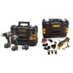 DCK200ME2GT DeWALT McLaren Edition 18V smūginis suktuvas + suktuvas-gręžtuvas (2x1.7 Ah) + DCS356NT daugiafunkcinis įrankis