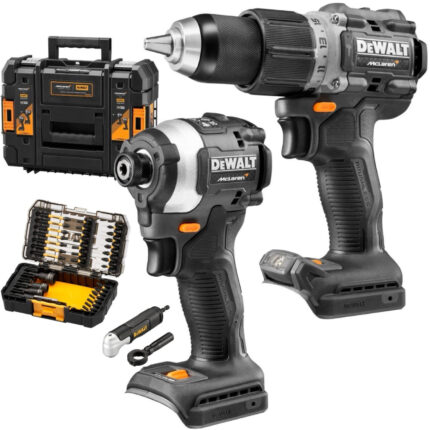 DCK200MNT DeWALT McLaren Edition 18V suktuvų rinkinys + DT70782 antgalių rinkinys (33 dalių)