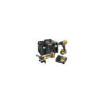 DCK2026P2T DeWALT 18V kampinio šlifuoklio ir suktuvo-smūginio gręžtuvo rinkinys (2x5.0 Ah)
