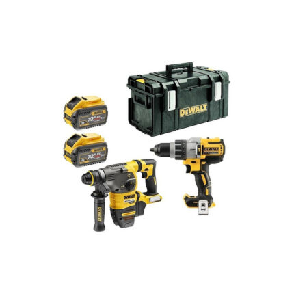 DCK2033X2 DeWALT 18/54V suktuvo - smūginio gręžtuvo ir perforatoriaus rinkinys (2x9.0 Ah)