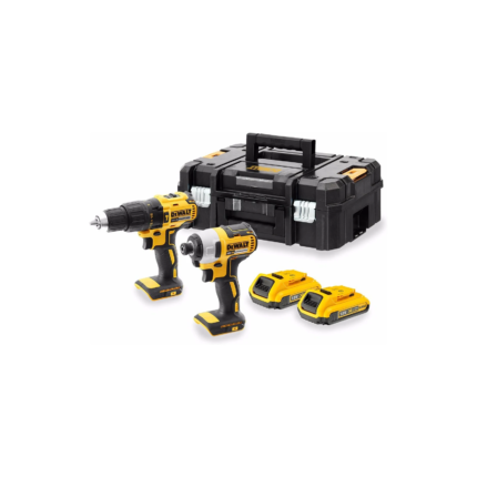 DCK2060D2T DeWALT 18V suktuvas gręžtuvas + 18V smūginis suktuvas (2x2.0 Ah)