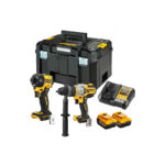 DCK2204P2T DeWALT suktuvo – smūginio gręžtuvo ir hidraulinio smūginio suktuvo rinkinys (2x5.0 Ah)