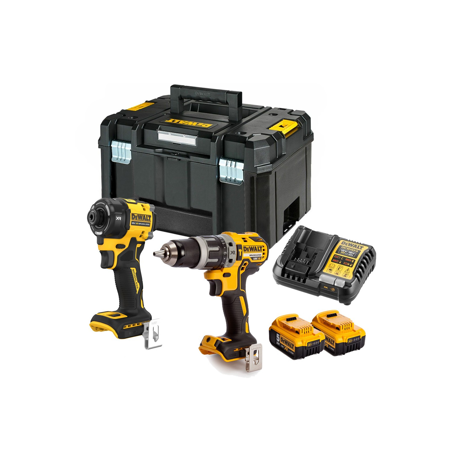 dck2206p2t-dewalt-suktuvo-smuginio-greztuvo-ir-hidraulinio-smuginio-suktuvo-rinkinys-2x50-ah DCK2206P2T DeWALT suktuvo – smūginio gręžtuvo ir hidraulinio smūginio suktuvo rinkinys (2x5.0 Ah) - Image 1