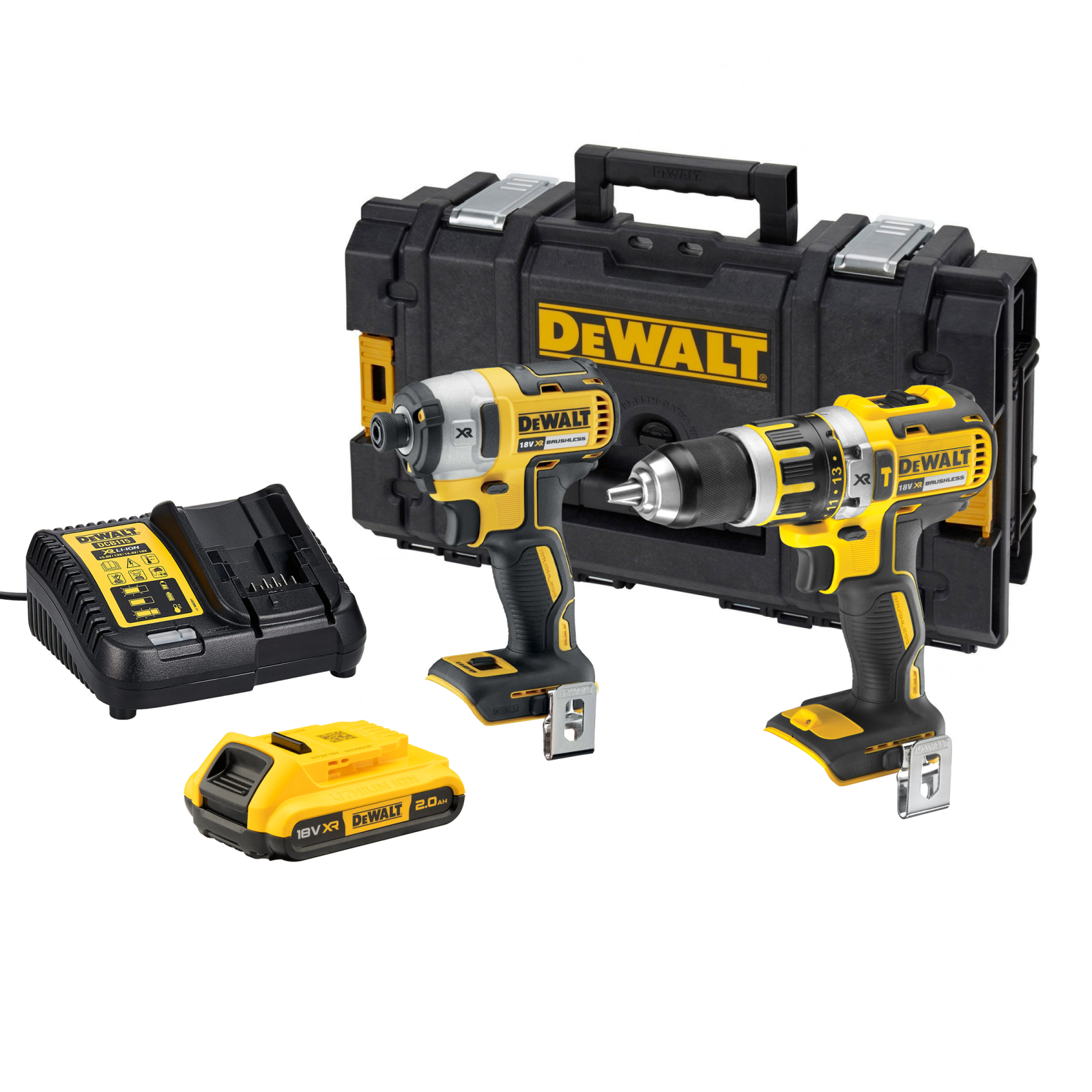 dck266d1-dewalt-18v-smuginis-suktuvas-suktuvas-greztuvas-1x20-ah-dovana DCK266D1 DeWALT 18V smūginis suktuvas + suktuvas-gręžtuvas (1x2.0 Ah) + DOVANA! - Image 1
