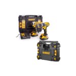 DCK266P2T + DWST1-81079 DeWALT 18V smūginis suktuvas + suktuvas-gręžtuvas + DWST1-81079 DeWALT TSTAK radijo imtuvas (2x5.0 Ah)