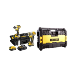 DCK266P3 DeWALT 18V smūginis suktuvas + suktuvas-gręžtuvas + DWST1-75659 radijas