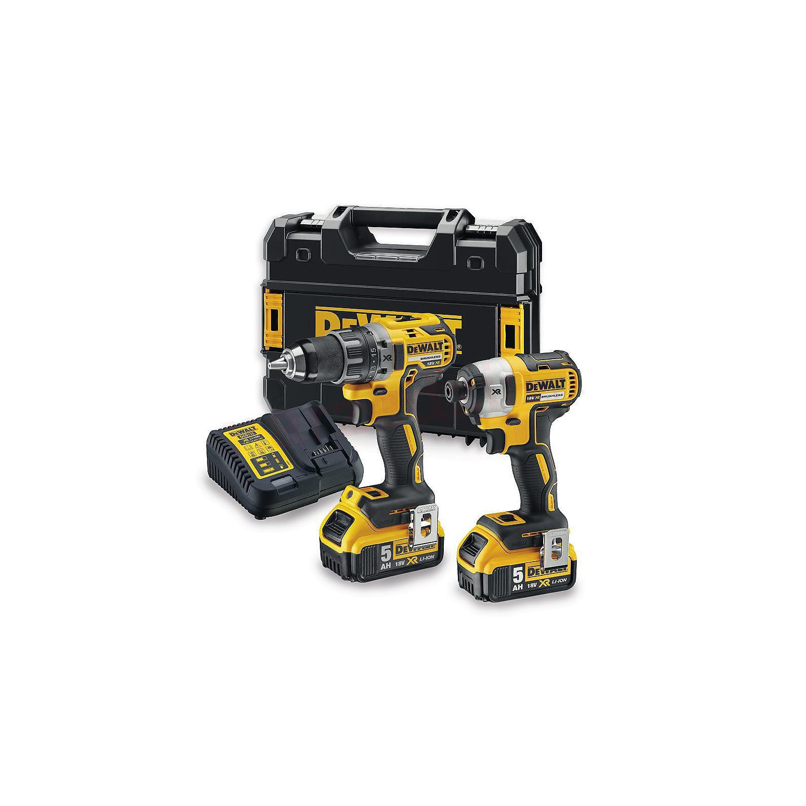 dck268p2t-dewalt-18v-suktuvu-rinkinys-2x50-ah DCK268P2T DeWALT 18V suktuvų rinkinys (2x5.0 Ah) - Image 1