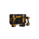 DCK276P2 DeWALT 18V suktuvų rinkinys (2x5.0 Ah) + DOVANA!