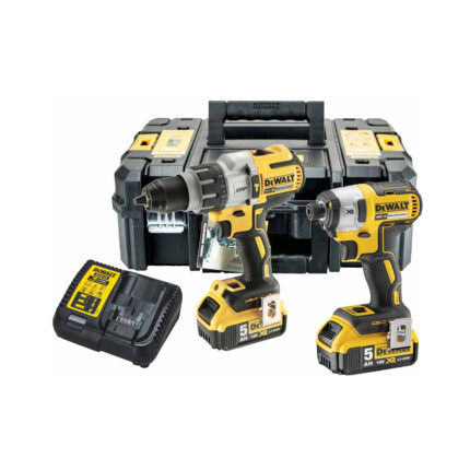 DCK276P2T DeWALT 18V suktuvų rinkinys (2x5.0 Ah)