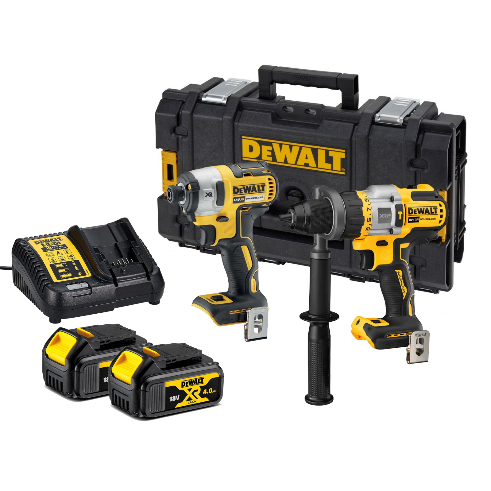 dck286m2-dewalt-18v-suktuvu-rinkinys-2x40-ah-dovana DCK286M2 DeWALT 18V suktuvų rinkinys (2x4.0 Ah) + DOVANA! - Image 1