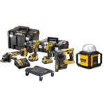 DCK422P3T DeWALT 18V combo rinkinys (3x5.0 Ah) + DCL074 18V prožektorius + DOVANA!