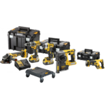 DCK422P3T DeWALT 18V combo rinkinys (3x5.0 Ah) + DCS367NT 18V tiesinis pjūklas + DOVANA!
