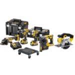 DCK422P3T DeWALT 18V combo rinkinys (3x5.0 Ah) + DCS373N 18V diskinis pjūklas metalui + DOVANA!