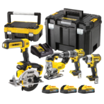 DCK551H3T DeWALT 18V įrankių rinkinys (3x5.0 Ah)