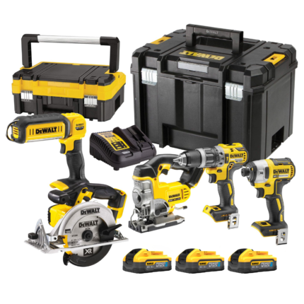 DCK551H3T DeWALT 18V įrankių rinkinys (3x5.0 Ah)