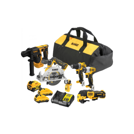 DCK611P1D2 DeWALT įrankių rinkinys (1x5.0 Ah) (2x2.0 Ah)