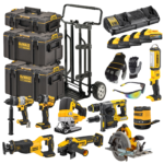 DCK899H4 DeWALT 18V įrankių rinkinys (4x5.0 Ah)