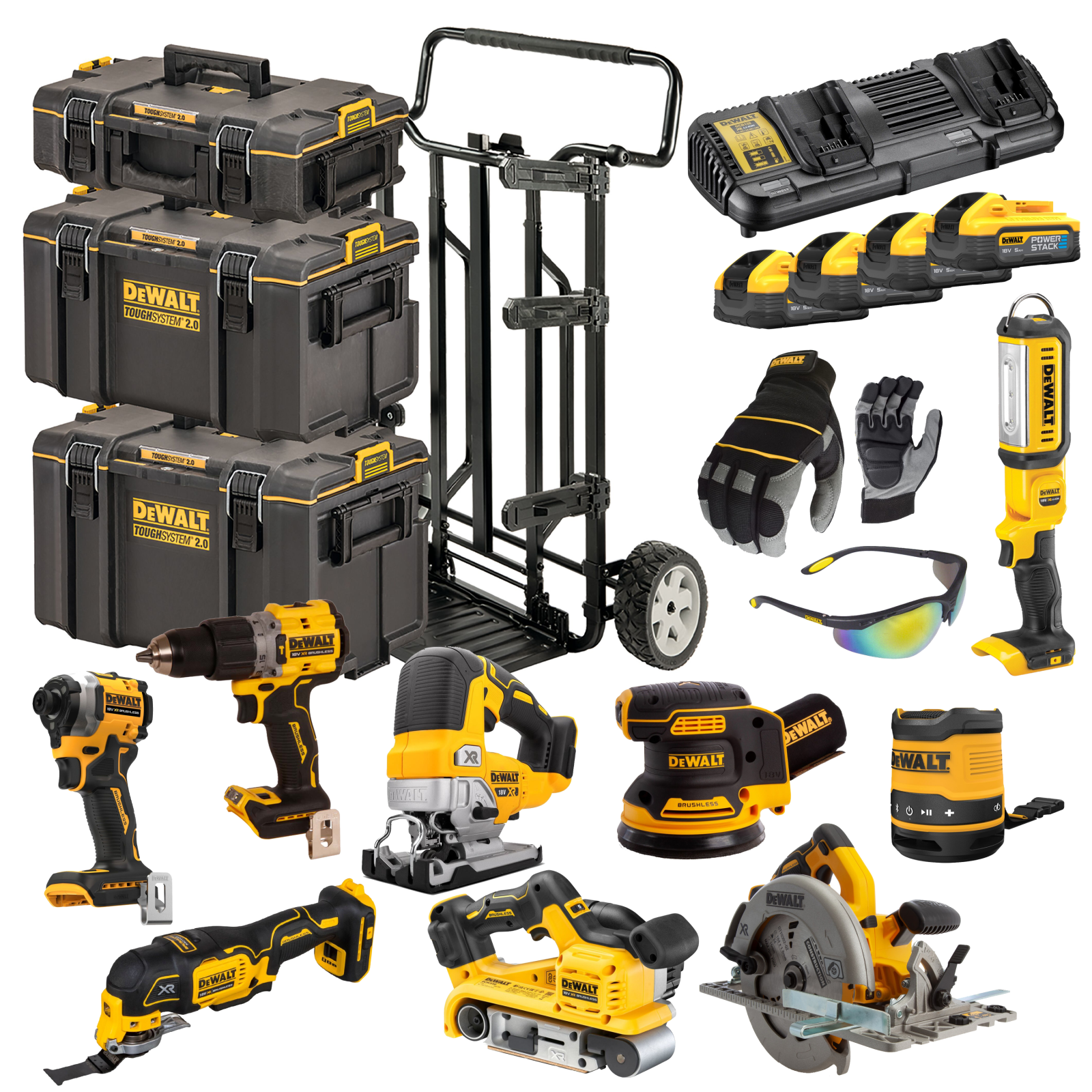 dck901h4-dewalt-irankiu-rinkinys DCK901H4 DeWALT įrankių rinkinys - Image 1