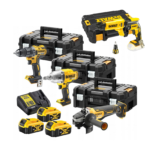 DCKM009 + DCF620NK DeWALT įrankių rinkinys (DCD791 + DCF899H + DCG406) + DCF620NK (3x5.0 Ah)