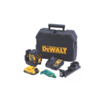 DCLE34021D1 DeWALT 18V kryžminis lazerinis nivelyras (1x2.0 Ah)