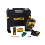 DCLE34035D1 DeWALT 18V kryžminių linijų lazeris (1x2.0 Ah)