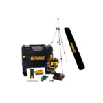 DCLE34035D1 DeWALT 18V kryžminių linijų lazeris (1x2.0 Ah) + DE0881T trikojis stovas