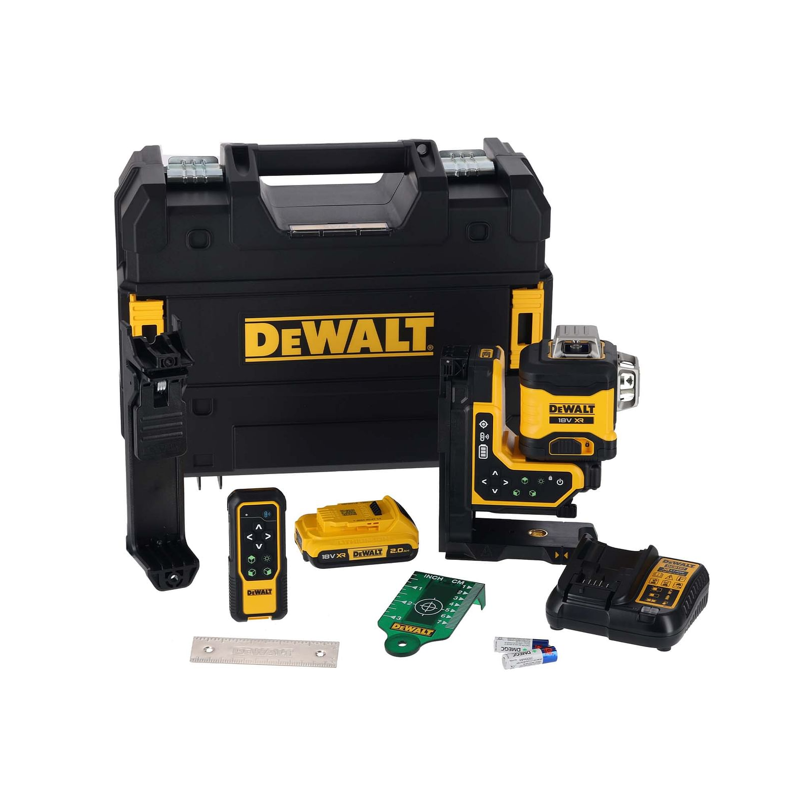 dcle34035d1-dewalt-18v-kryzminiu-liniju-lazeris-1x20-ah DCLE34035D1 DeWALT 18V kryžminių linijų lazeris (1x2.0 Ah) - Image 1
