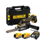 DCM200E2T DeWALT 18V juostinis šlifuoklis 13 mm (2x5.0 Ah)