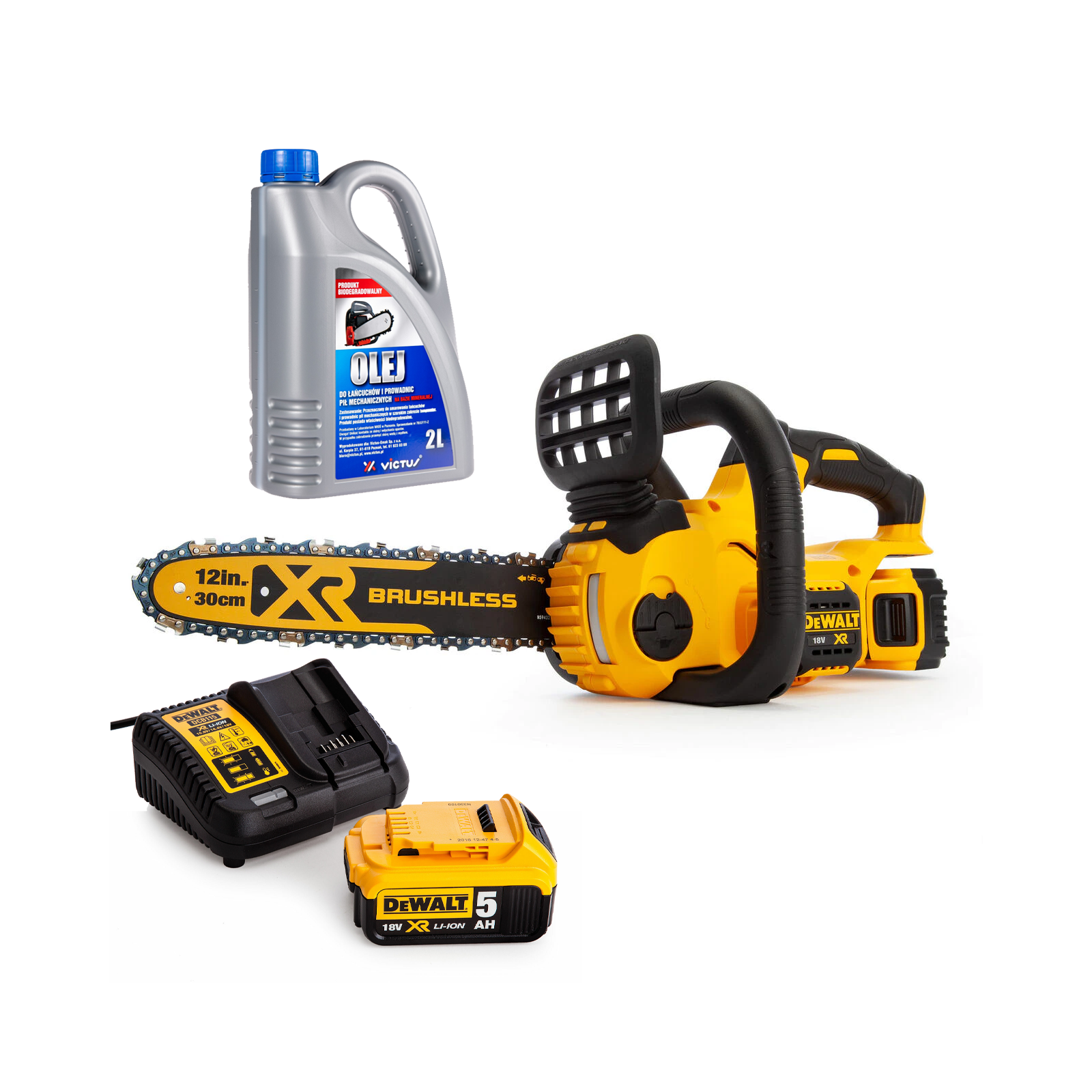 dcm565p2-dewalt-18v-grandininis-pjuklas-2x50-ah-dovana DCM565P2 DeWALT 18V grandininis pjūklas (2x5.0 Ah) + DOVANA! - Image 1