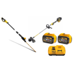 DCM571N DeWALT FLEXVOLT 54V trimeris + DCMPH566Y2 18V 550 mm gyvatvorių žirklės